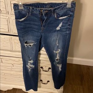 Distressed Jeggings size 12